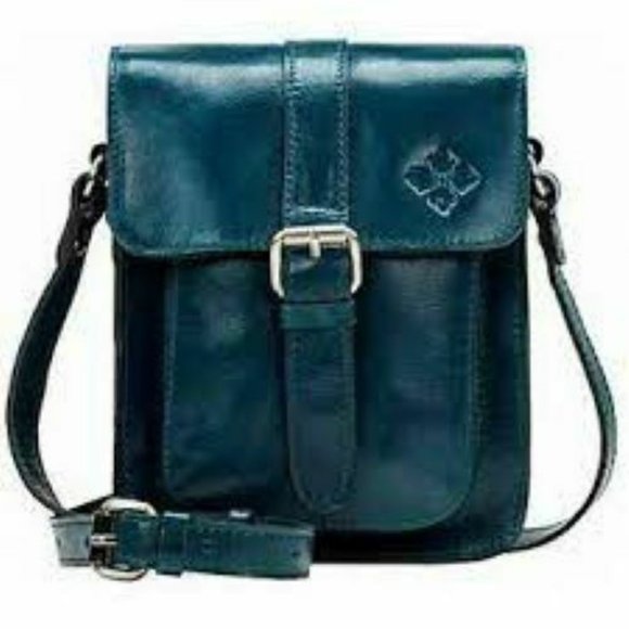 Patricia Nash Handbags - Patricia Nash Cascina Flap Leather Crossbody Bag Blue Coral NWT handbag